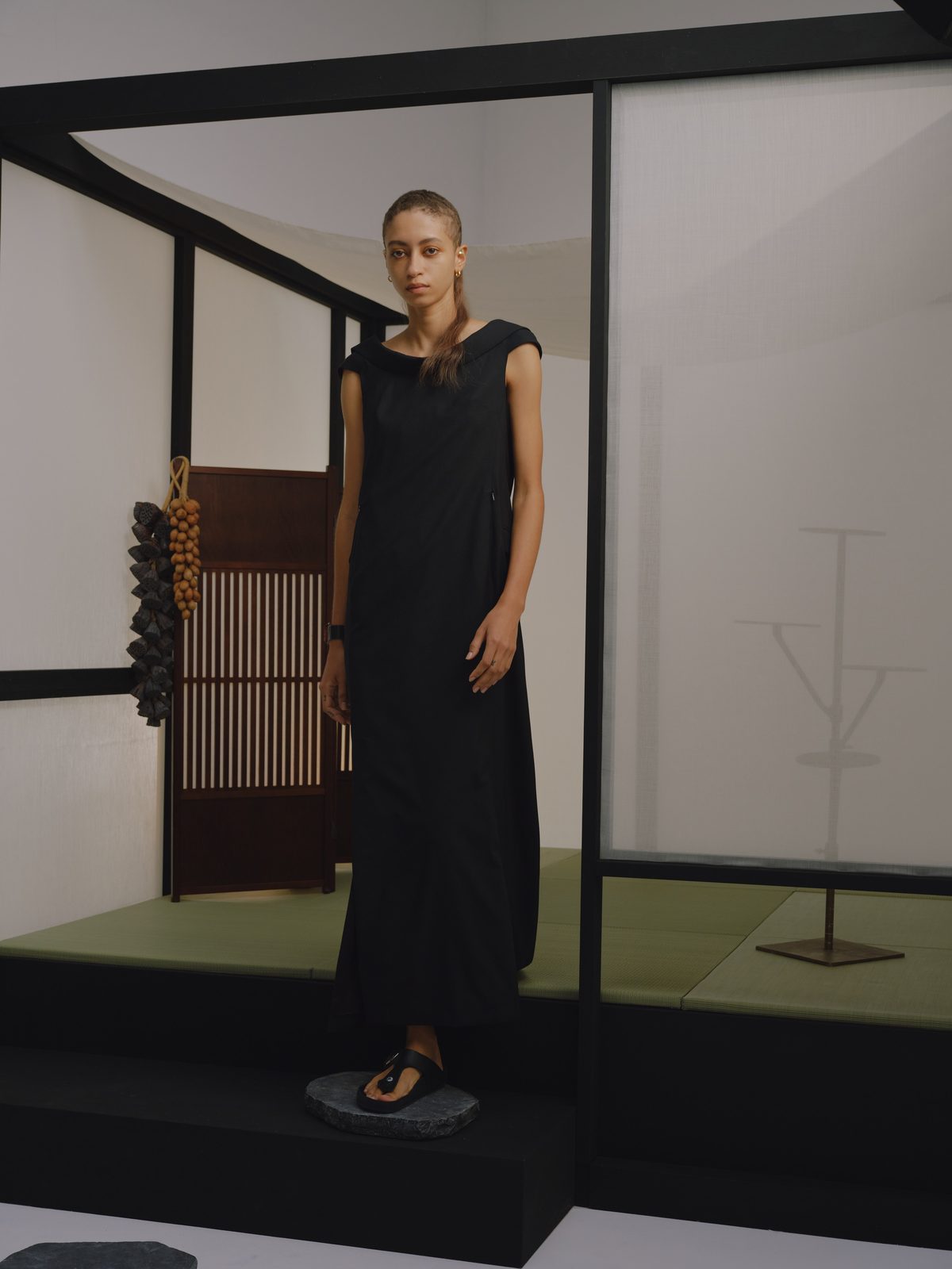 AYA DESIGN SS26 — Reverse Tailored Dress