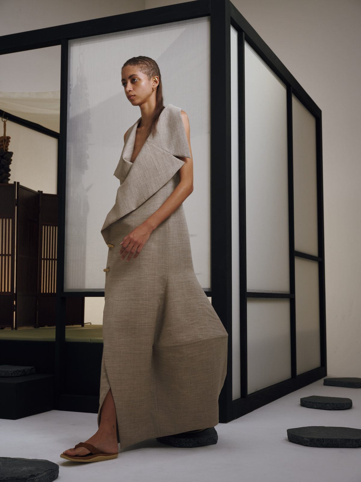 AYA DESIGN SS26 — Trench Dress