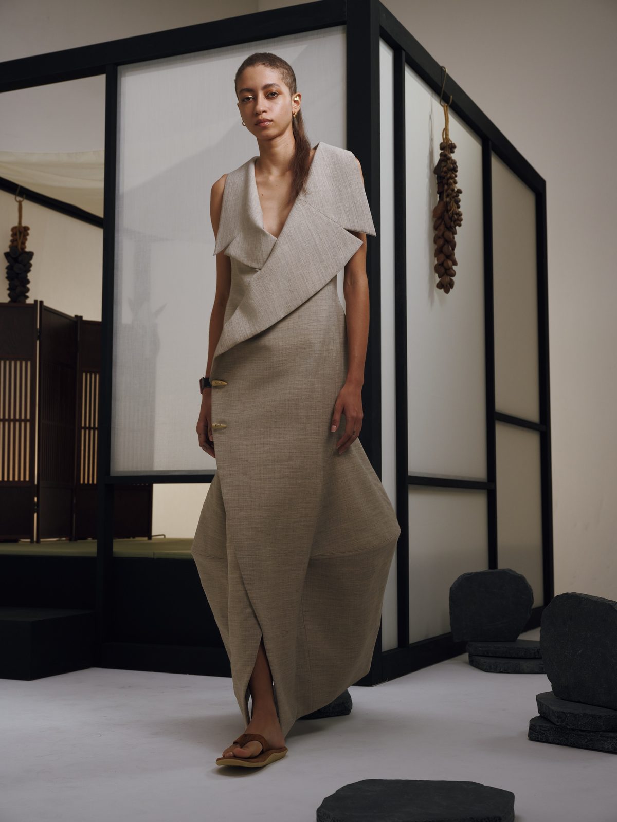 AYA DESIGN SS26 — Trench Dress