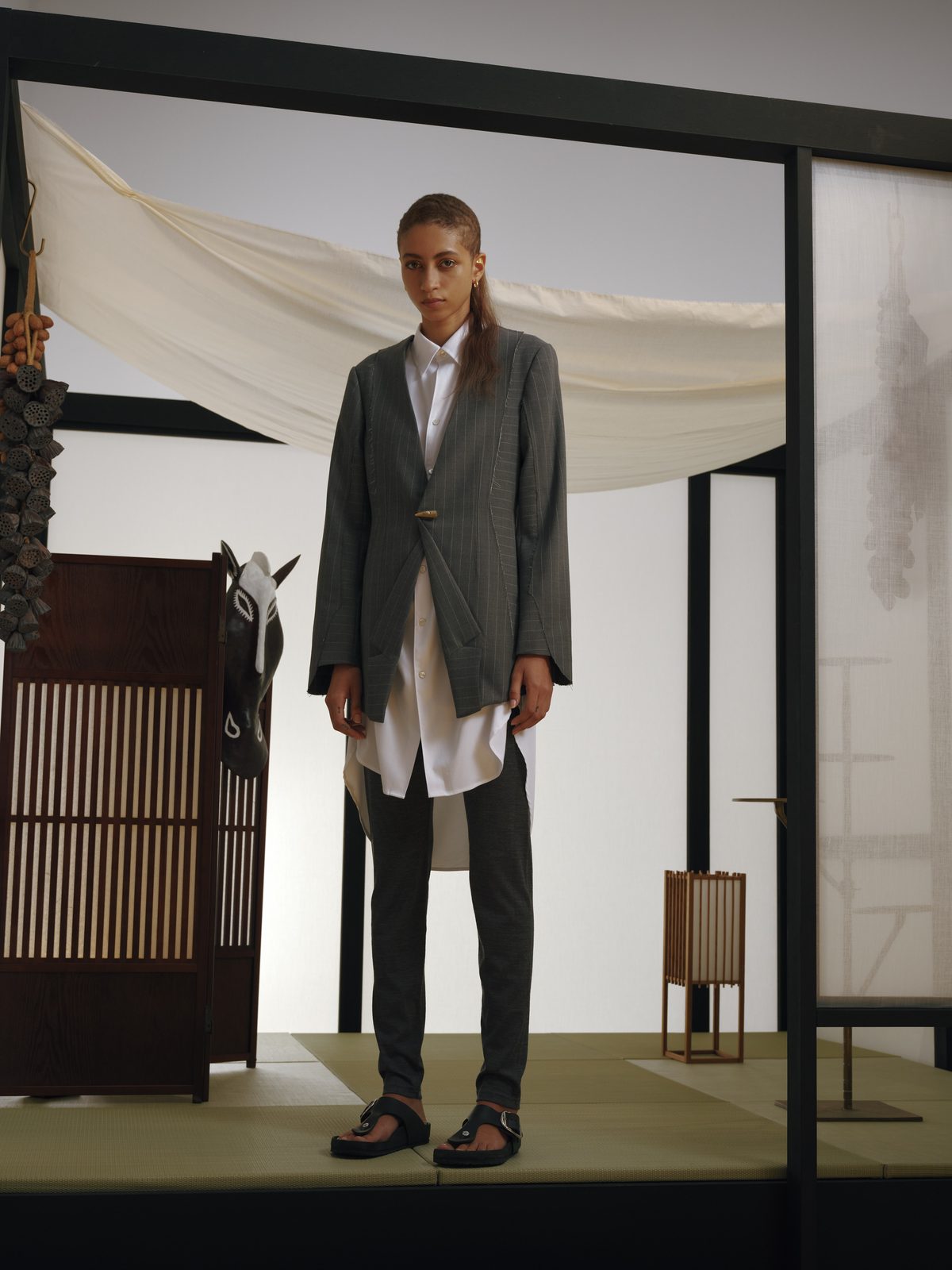 AYA DESIGN SS26 — Reverse Tailored Jacket
